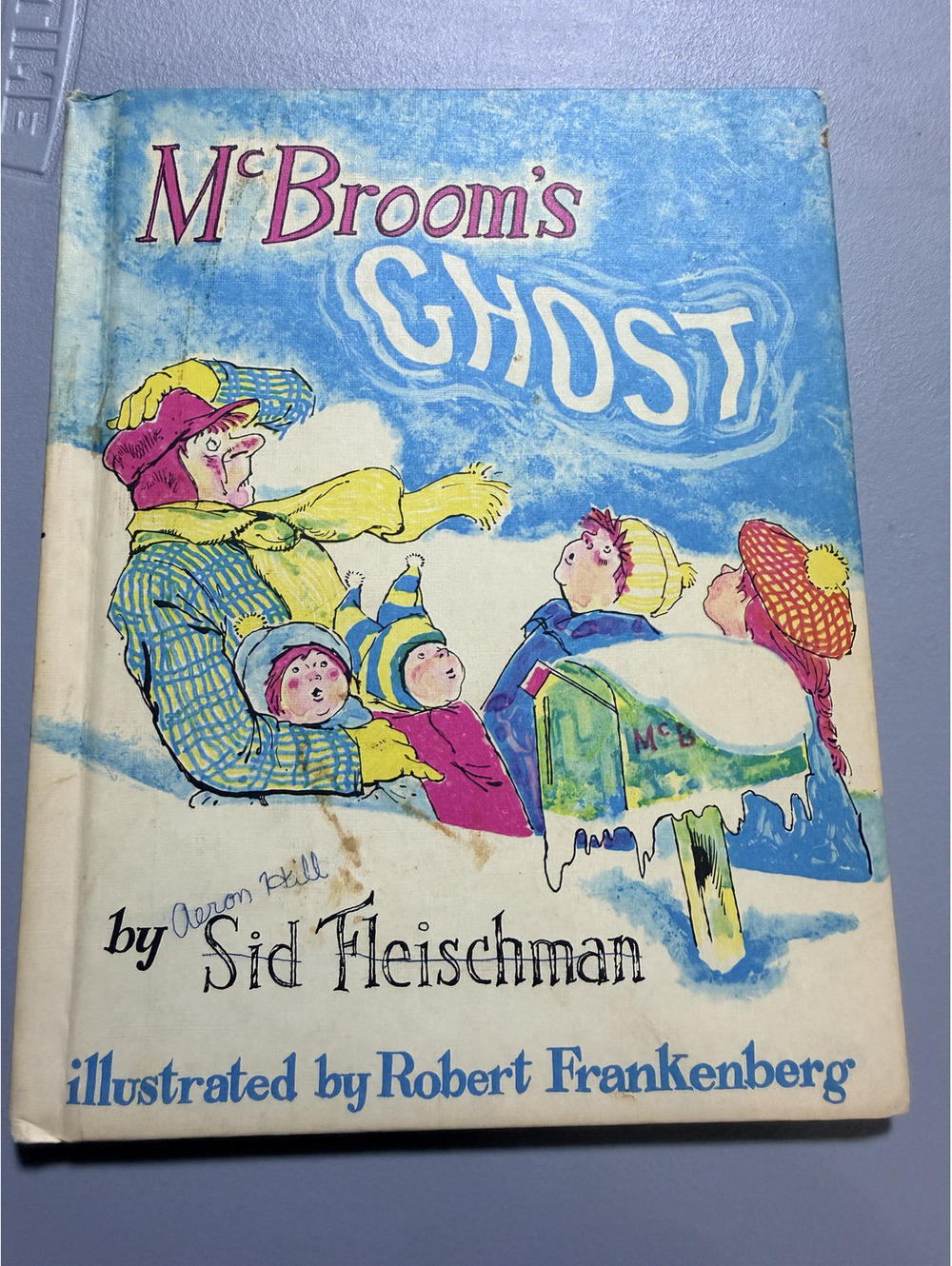 McBroom's Ghost Sid Fleischman 1971 Weekly Reader Children's Book Vintage HC